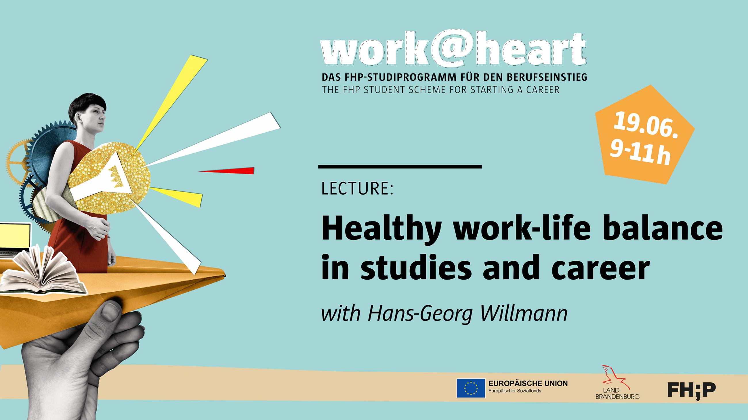 Lecture on application and job interview Work@Heart - Event Gründungsservice