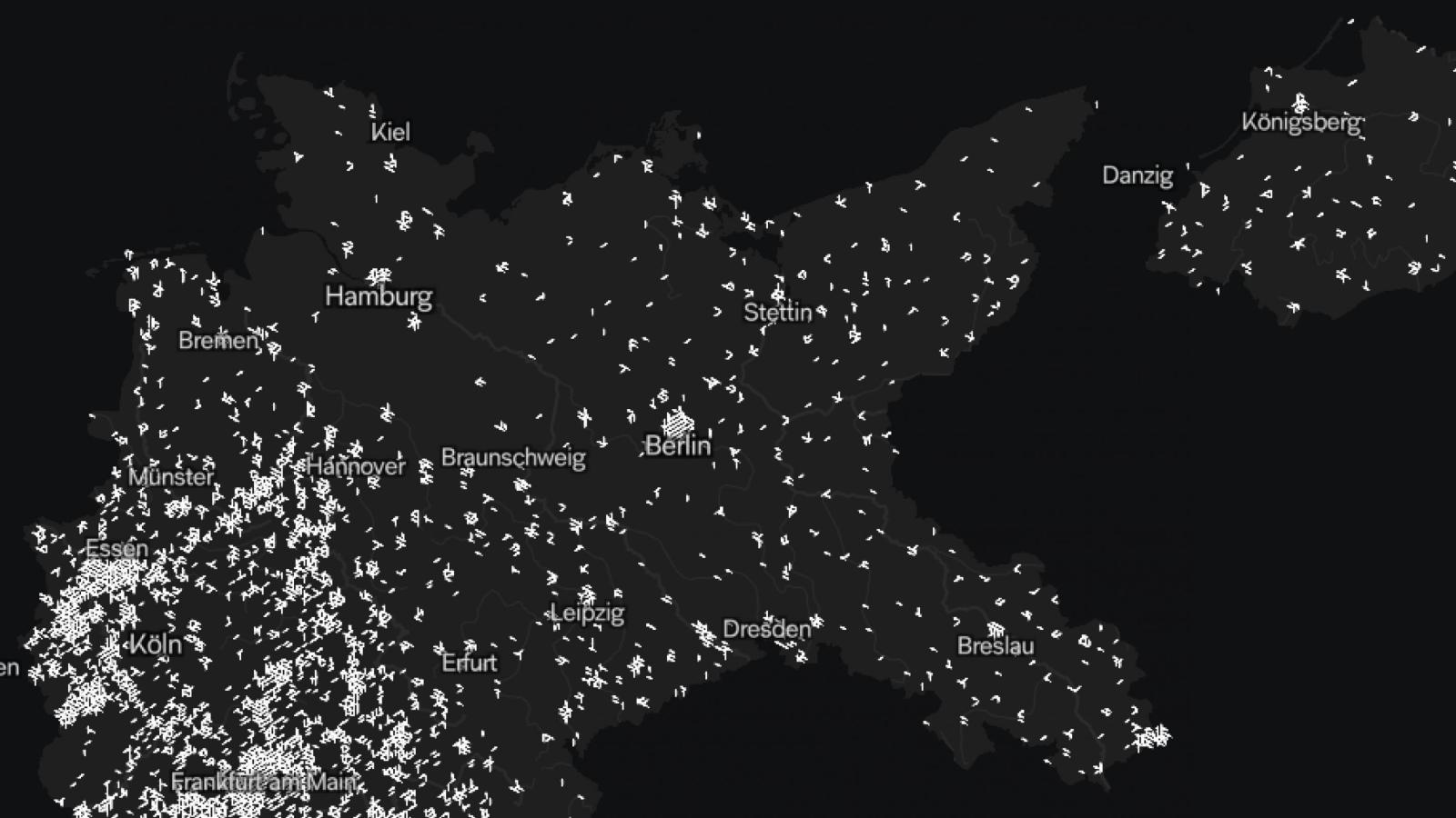 Datenvisualisierung Topographie der Gewalt