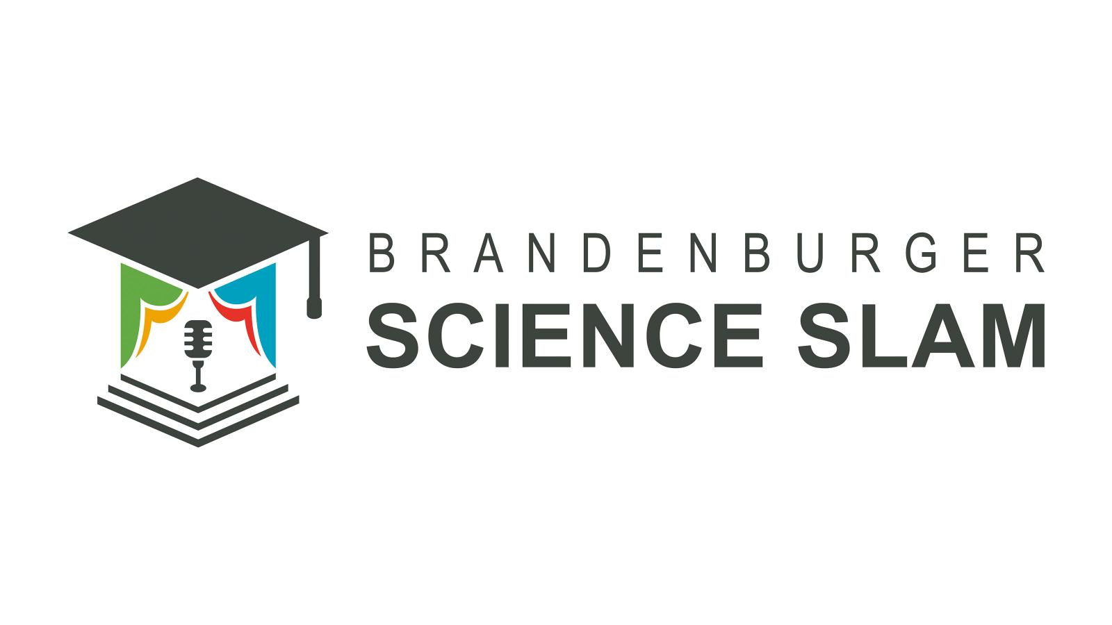 Logo des 1. Brandenburger Science Slams der Präsenzstellen der Hochschulen des Landes Brandenburg