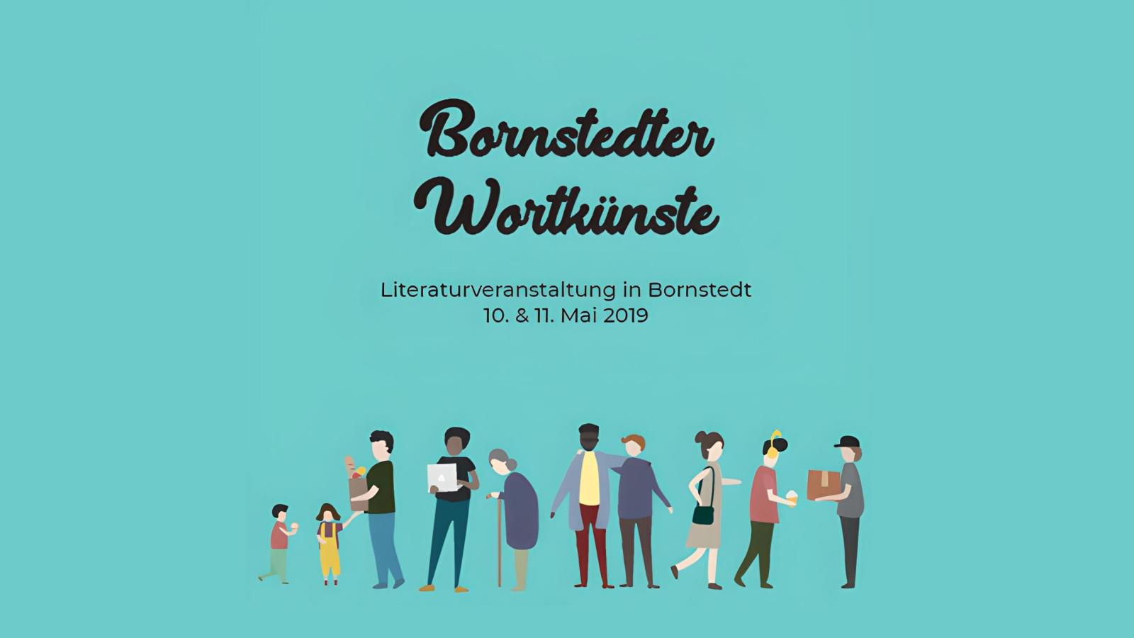 Keyvisual der Projektarbeit "Bornstedter Wortkünste"