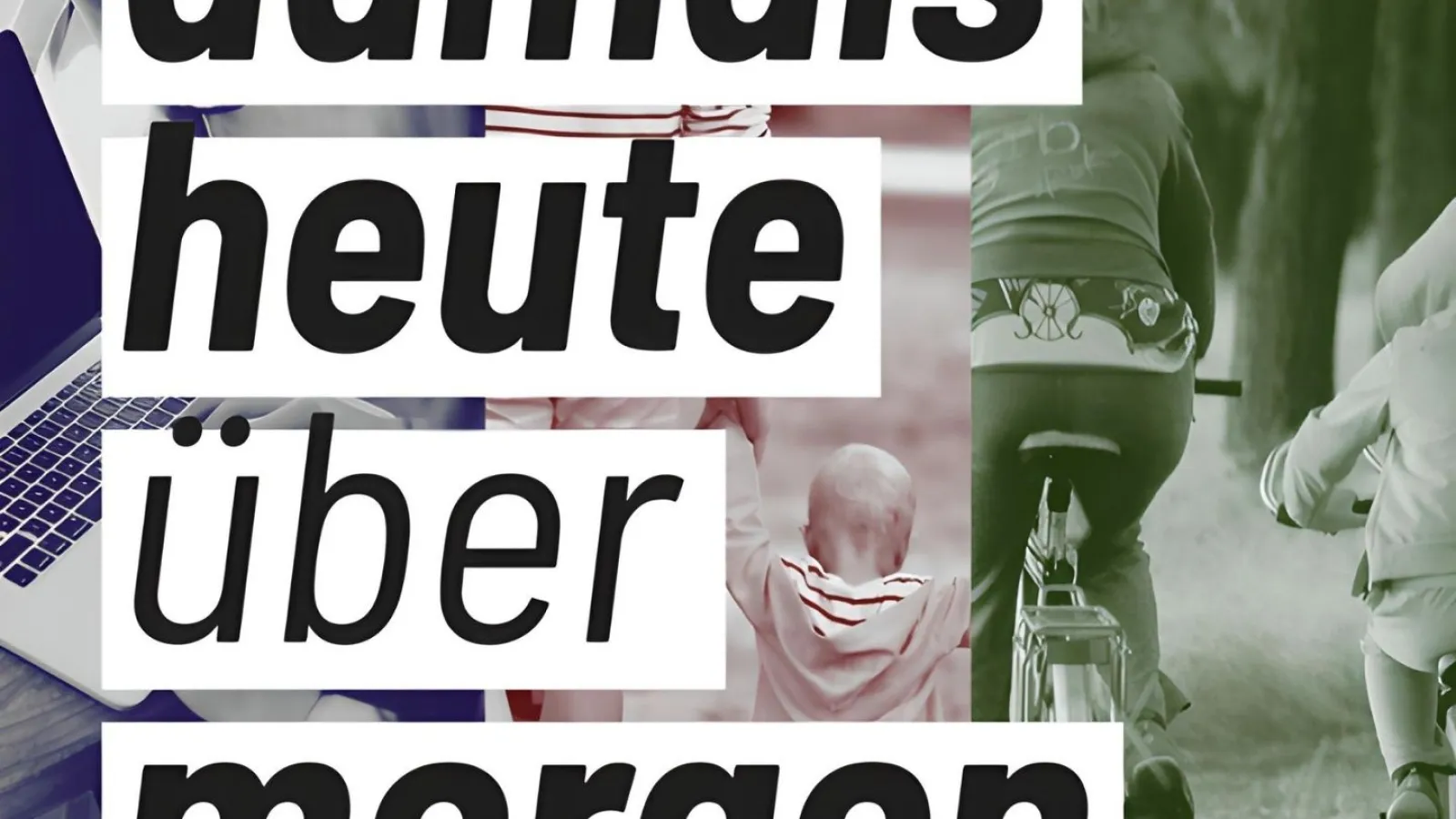 Logo des Podcast "damals heute über morgen"