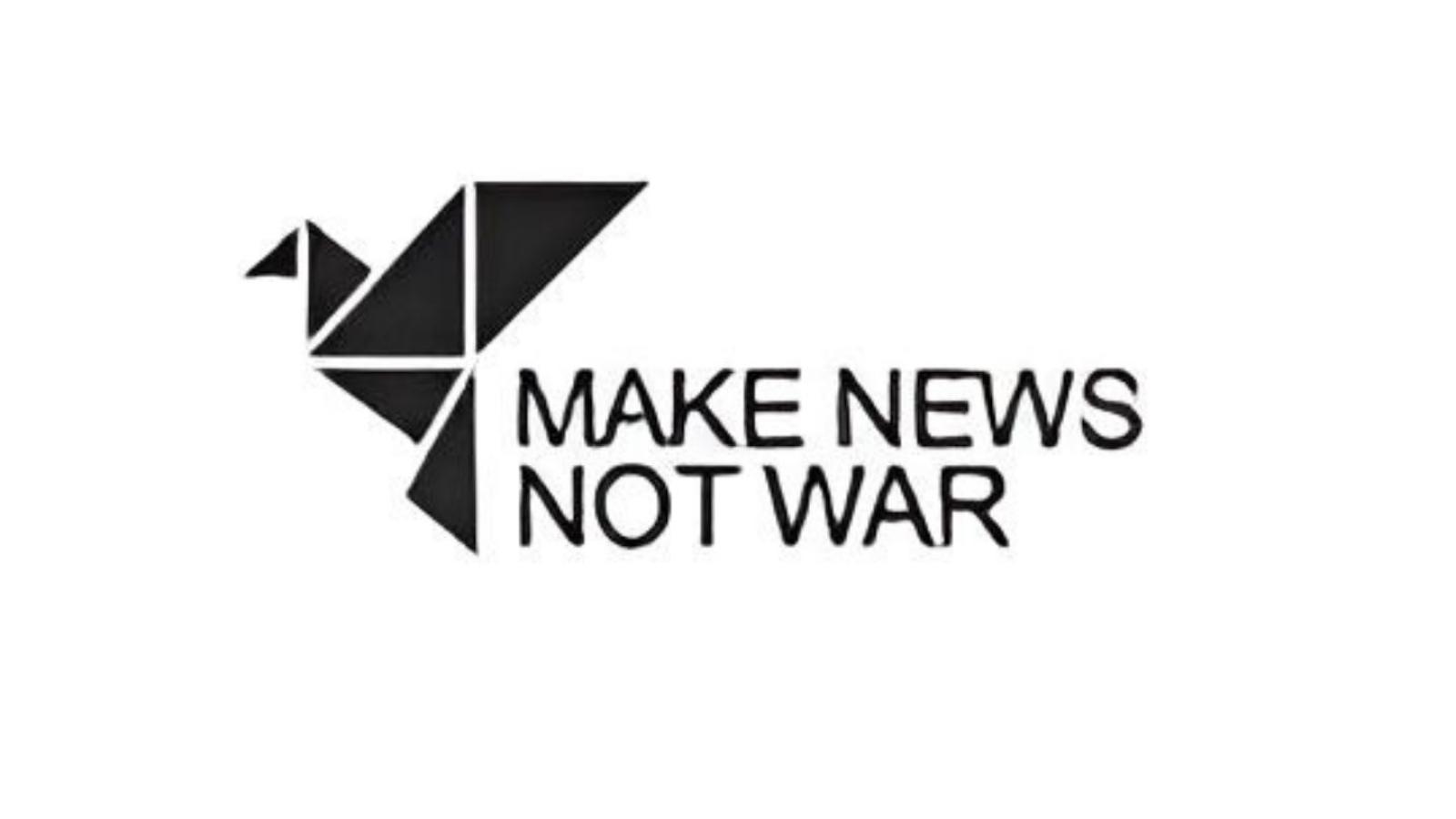 Logo der Projektarbeit "Make News Not War"