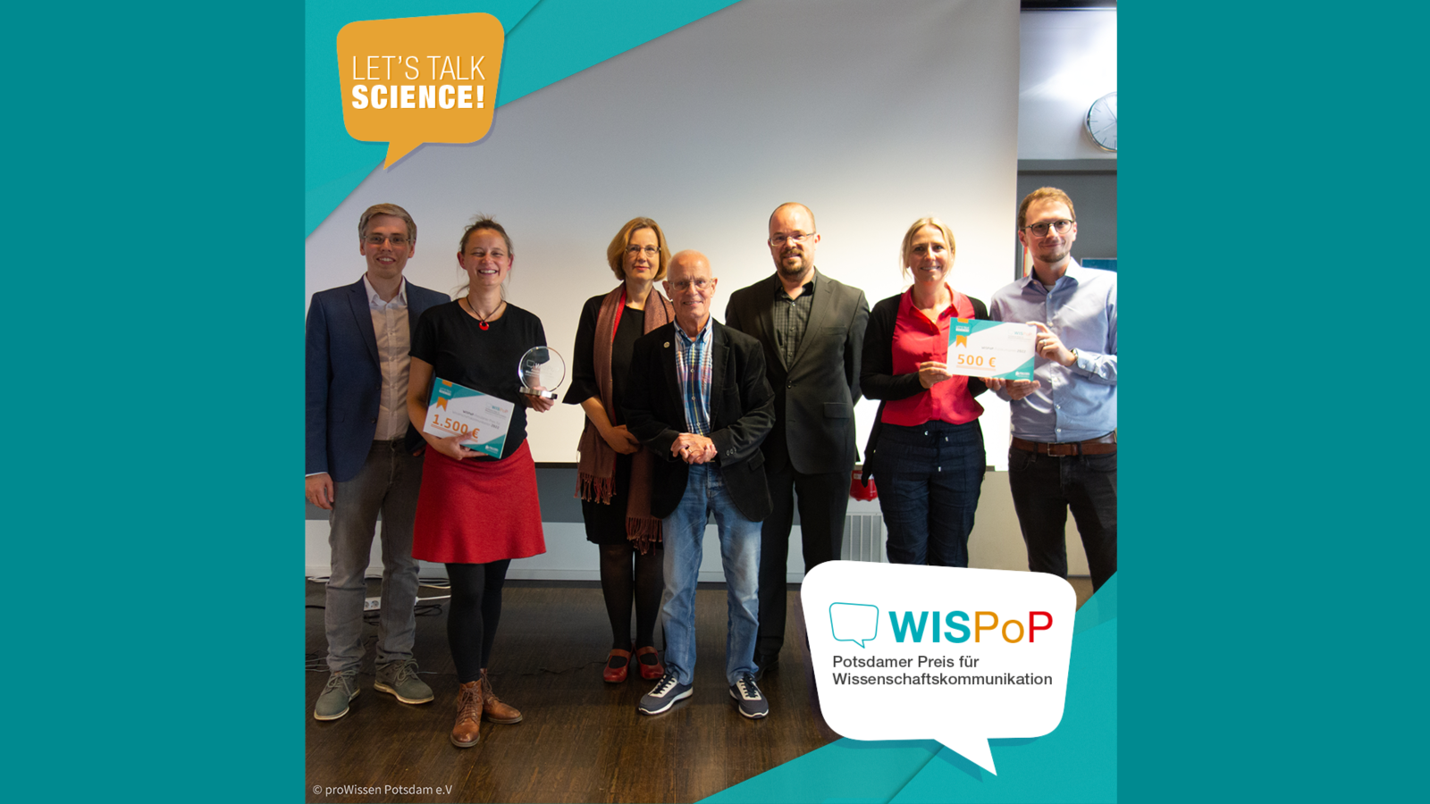 Preisverleihung des WISPoP – Preis für Wissenschaftskommunikation 2022