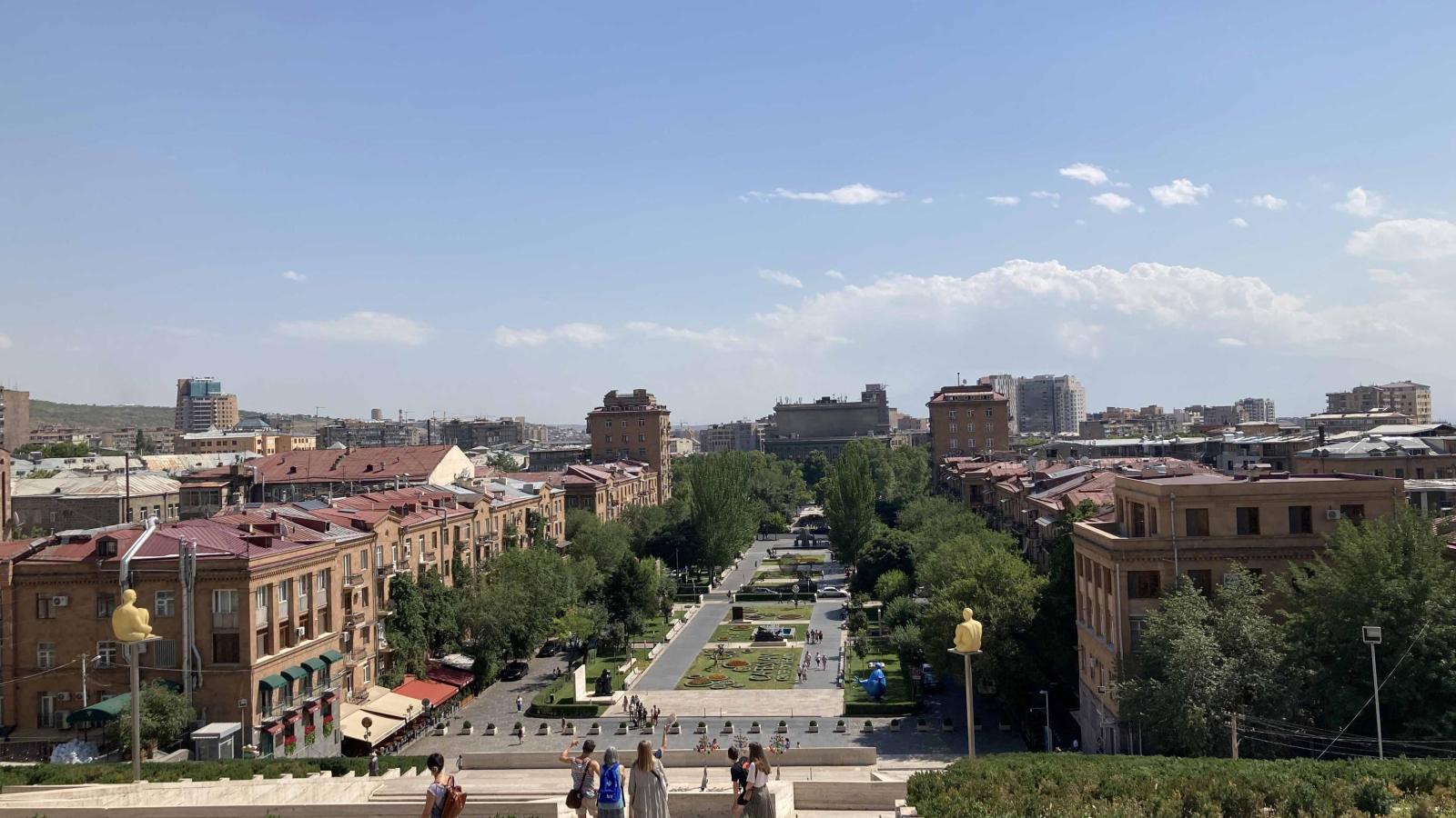 Sicht auf Jerewan