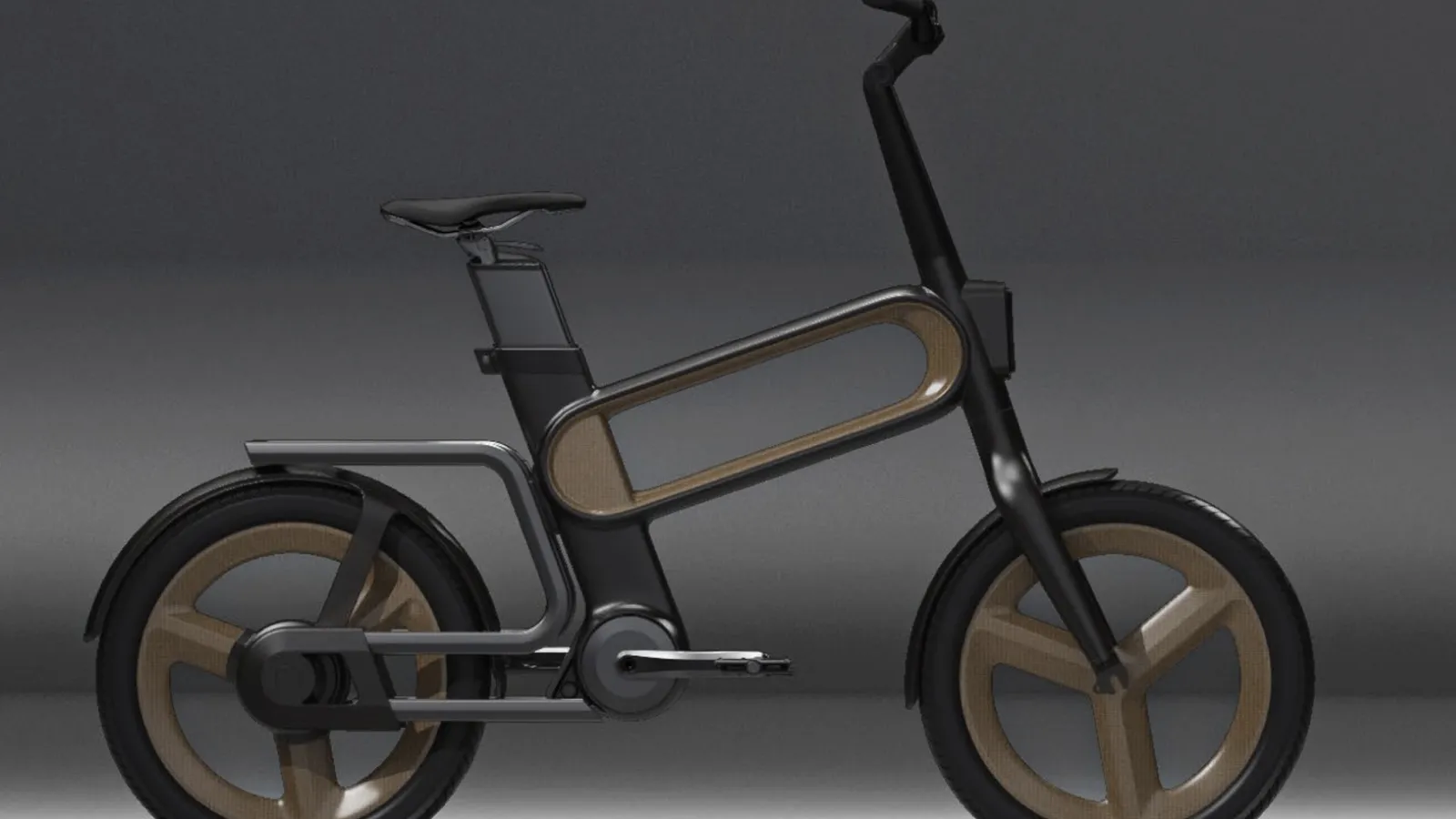 Bild von einem E-Bike als Rendering