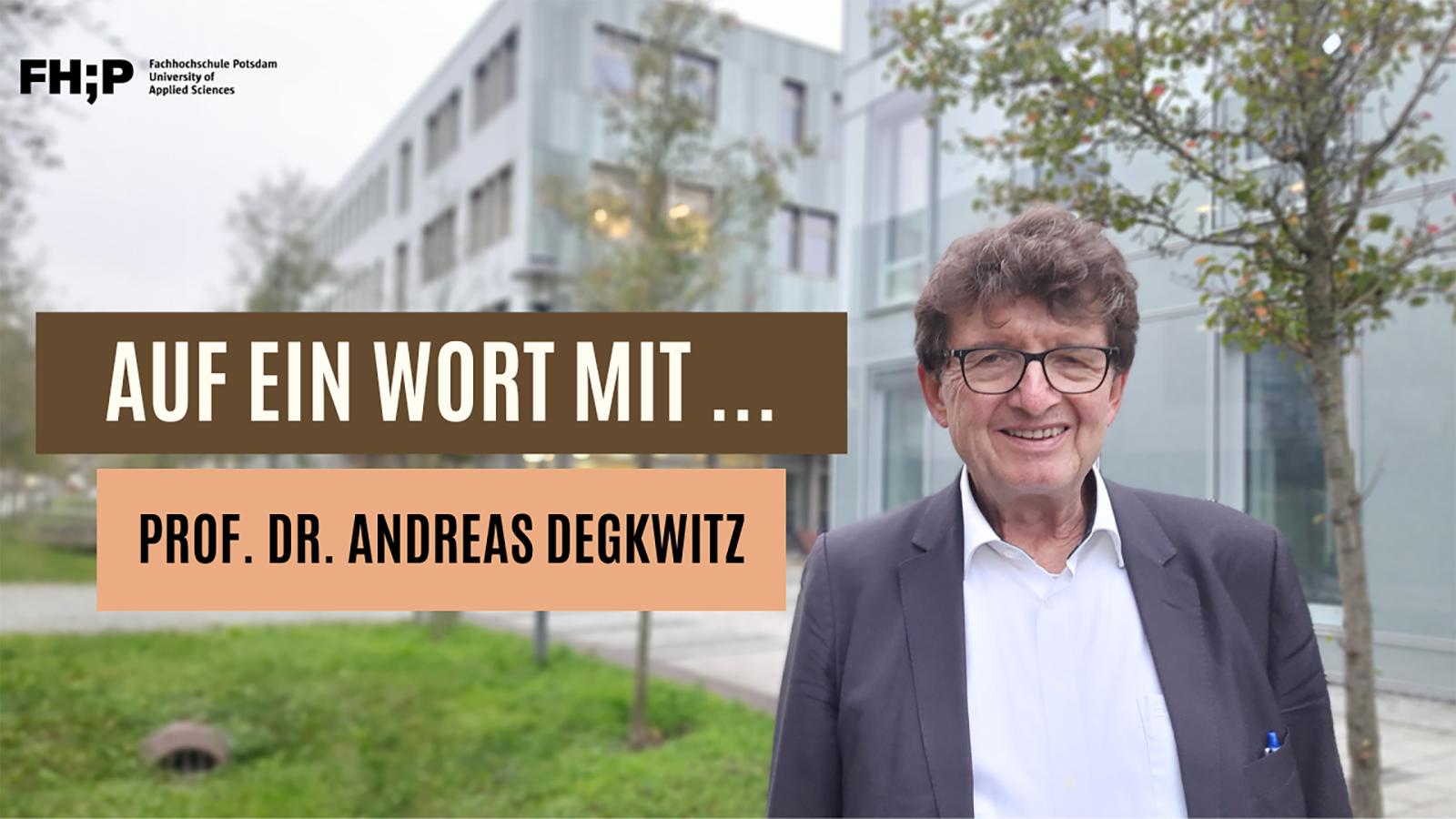 Portrait Prof. Dr. Andreas Degkwitz