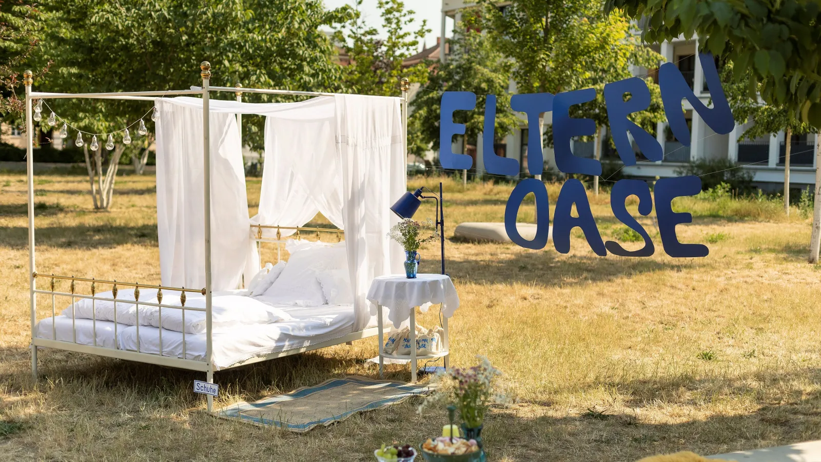 Elternoase am Spielplatz am Glockenturm beim Aktionstag "Mach mal Pause"