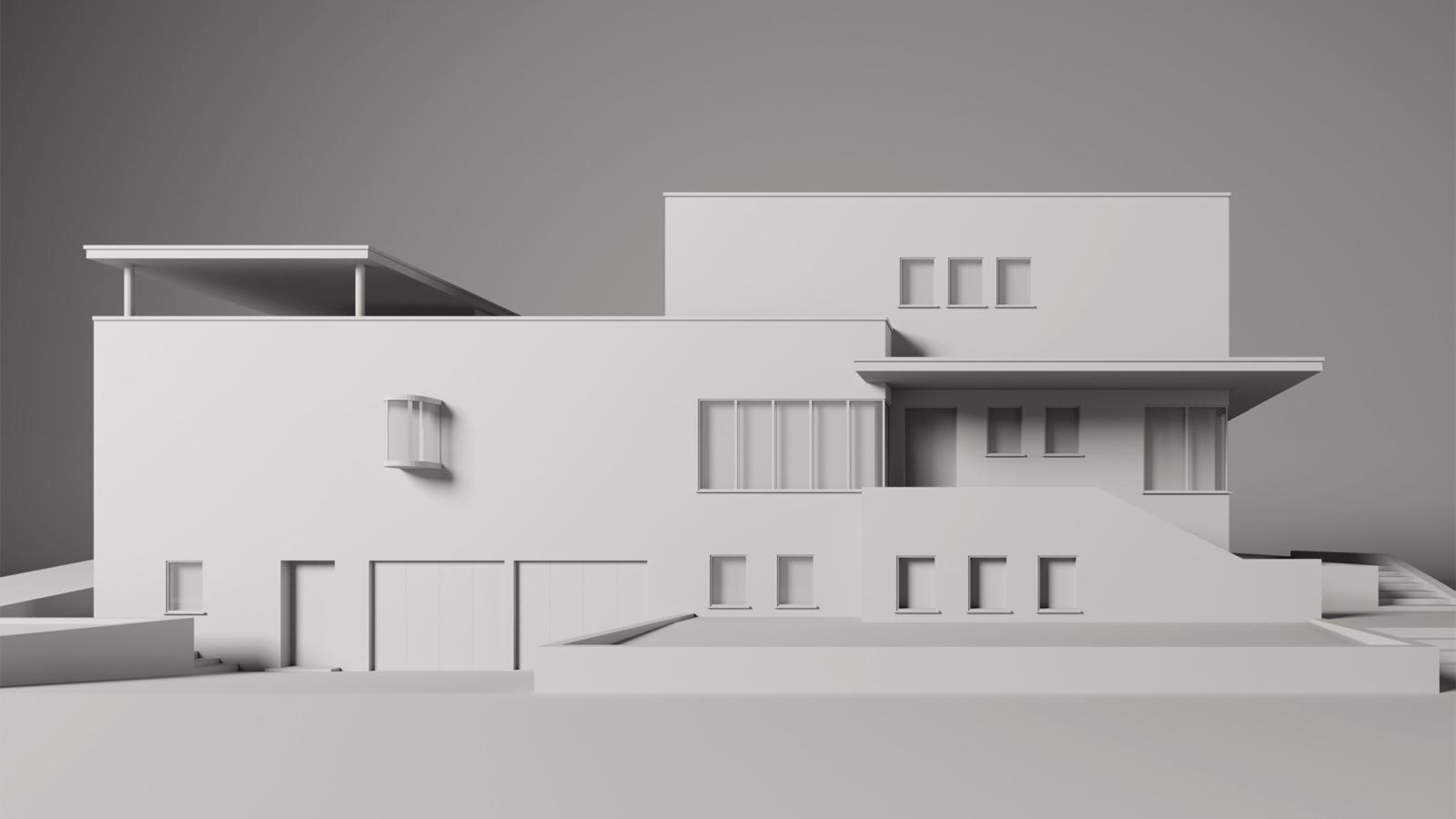 Peter Behrens Modell des Haus Lewin