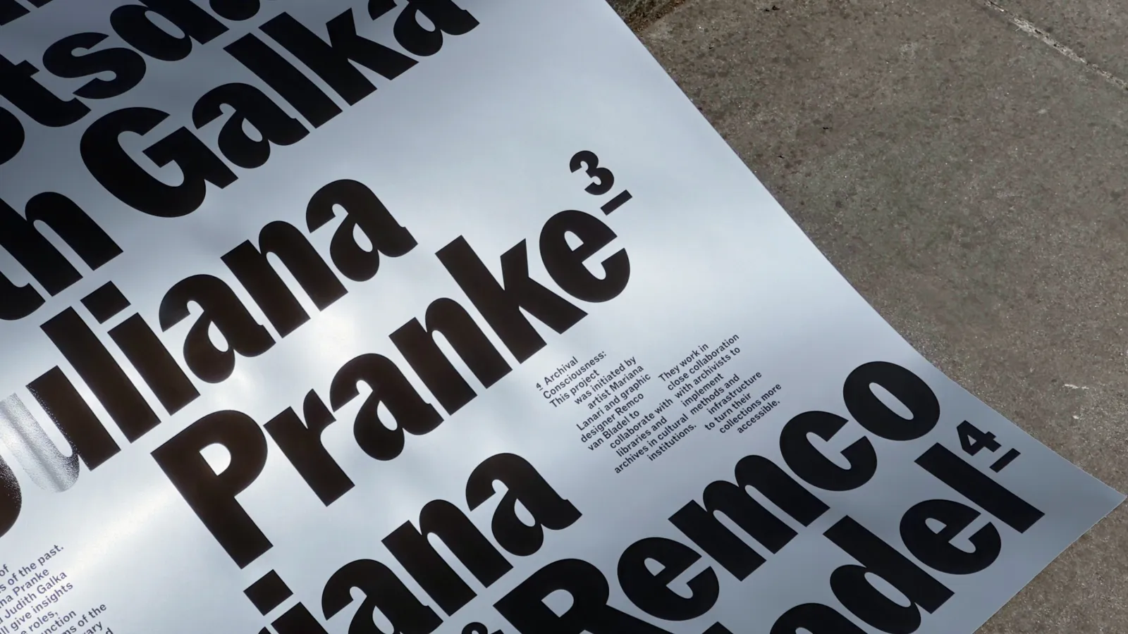 Plakatausschnitt