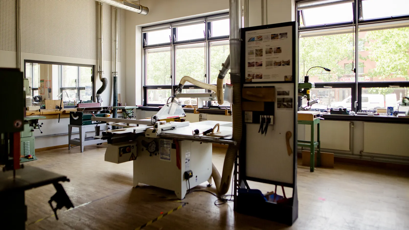 Werkstattgebäude Innenansicht