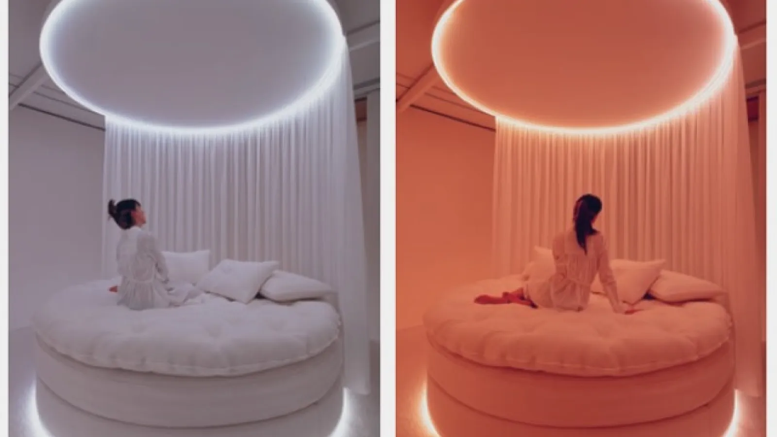 Ausstellungsimpression Circadian Dreams von Prof. Helga Schmid