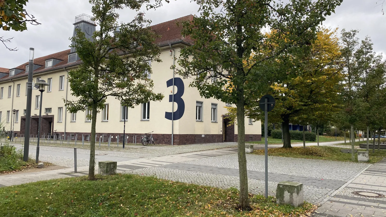 Ansicht von Haus 3 auf dem Campus der FH Potsdam