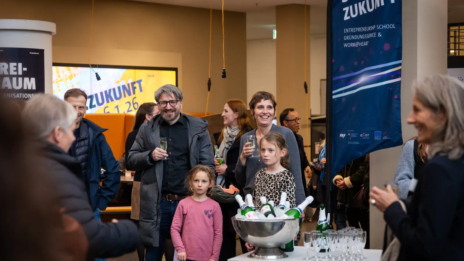 Frontale Fotografie Familie