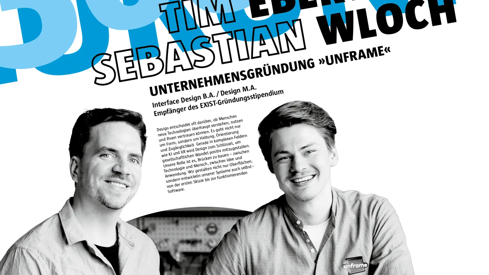 Plakatserie macht.ZUKUNFT. - Gründungsservice 360° ZUKUNFT – Unframe