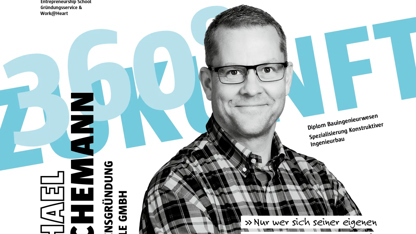 Plakatserie macht.ZUKUNFT. - Gründungsservice 360° ZUKUNFT – Michael Raschemann