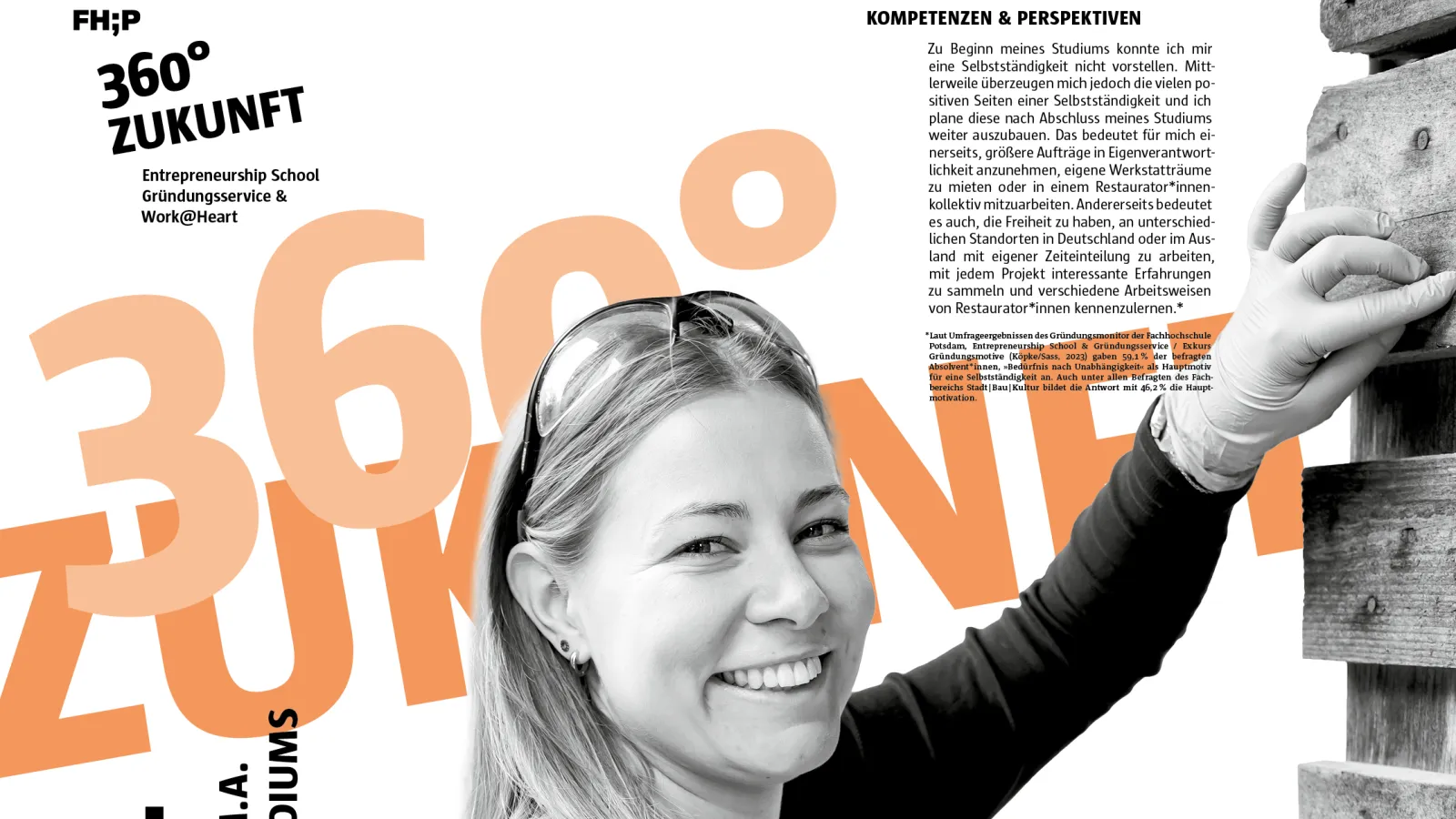 Plakatserie macht.ZUKUNFT. - Gründungsservice 360° ZUKUNFT – Désirée Kosel