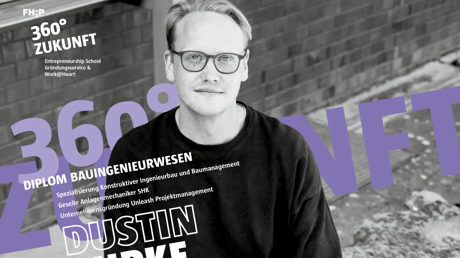 Plakatserie macht.ZUKUNFT. - Gründungsservice 360° ZUKUNFT – Dustin Kupke