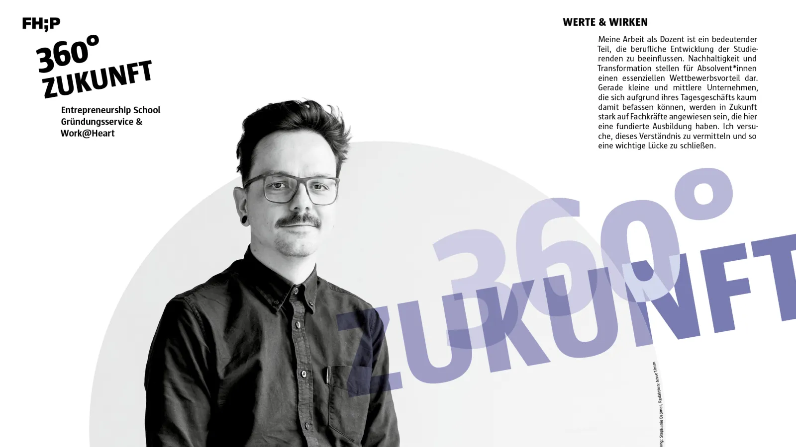 Plakatserie macht.ZUKUNFT. - Gründungsservice 360° ZUKUNFT – Stefan Aufrichter