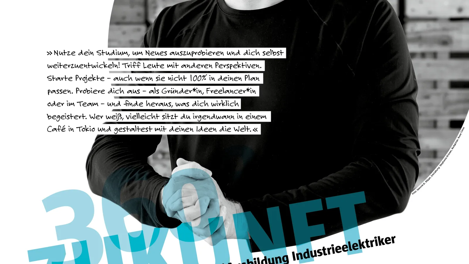 Plakatserie macht.ZUKUNFT. - Gründungsservice 360° ZUKUNFT – Enrico Sass