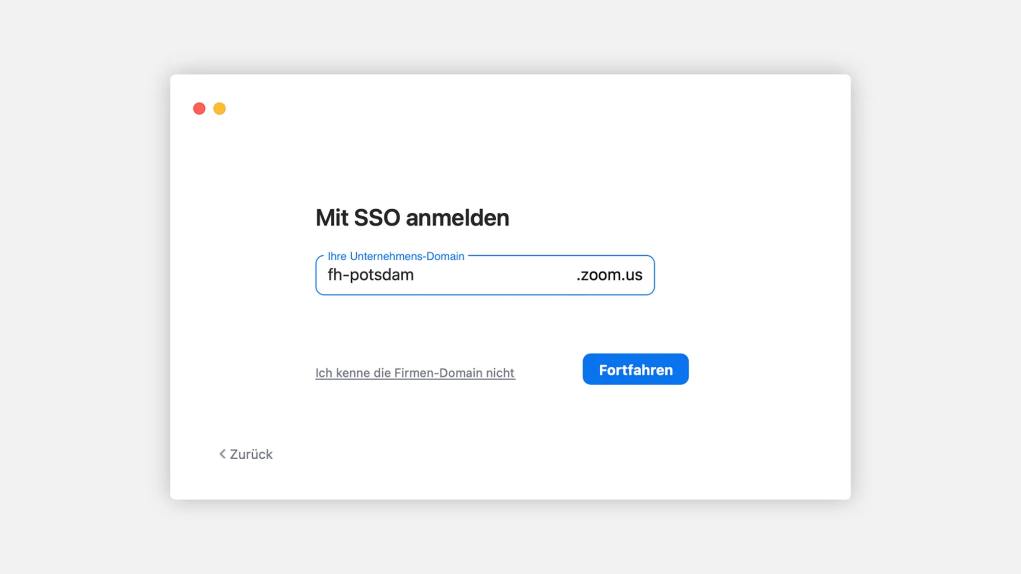 Zoom Anmeldung Client Screenshot-2