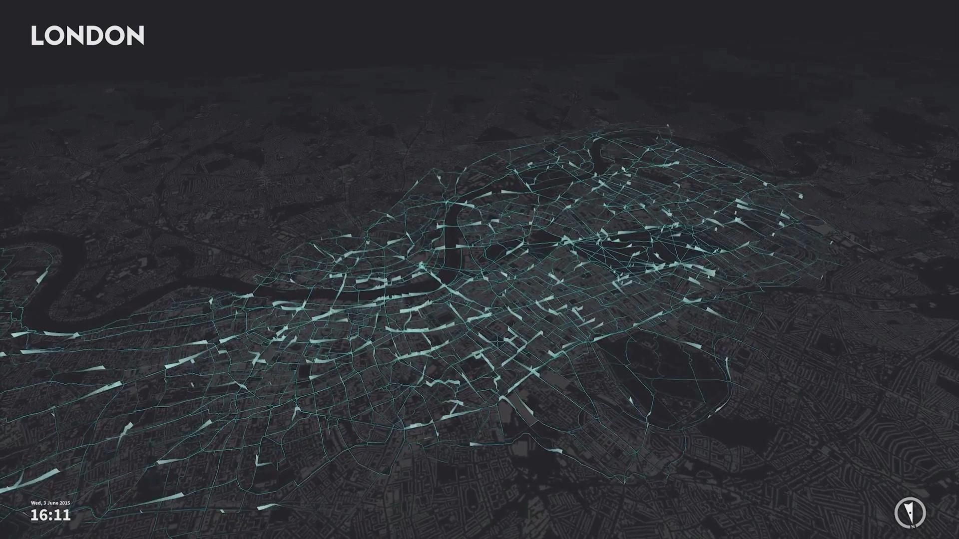 Screenshot der Visualisierung "cf city flows"