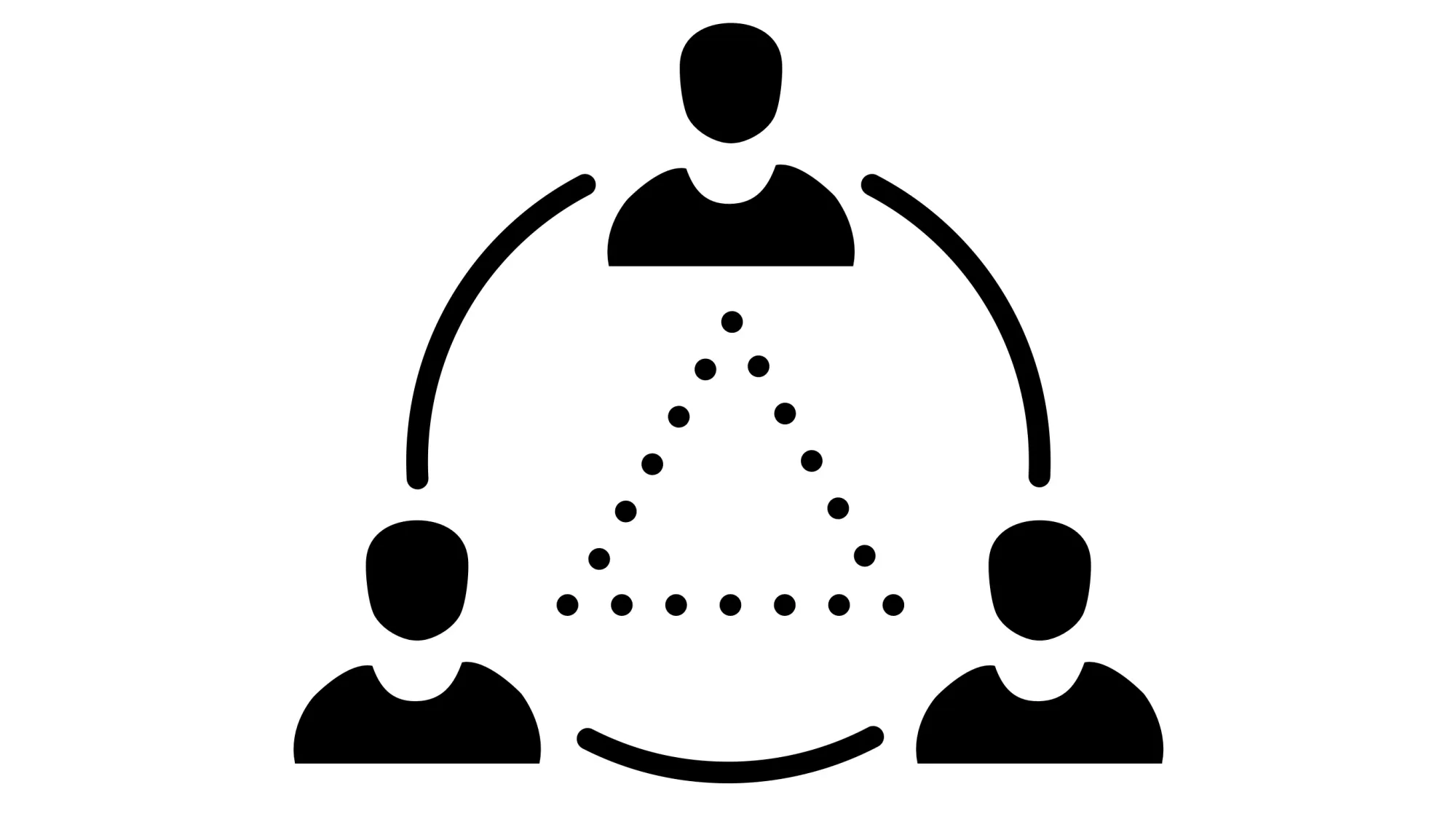 Pictogramm von drei Menschen