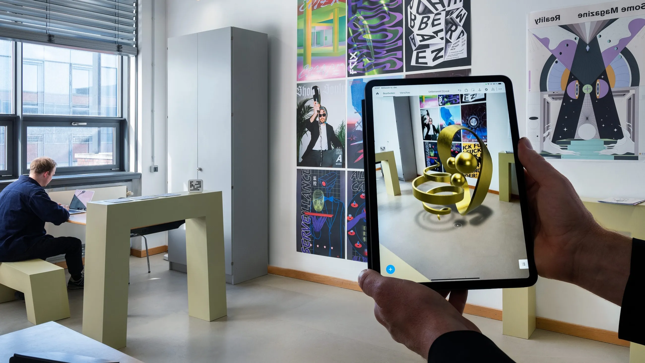 AR-Lab des Studiengangs Kommunikationsdesign