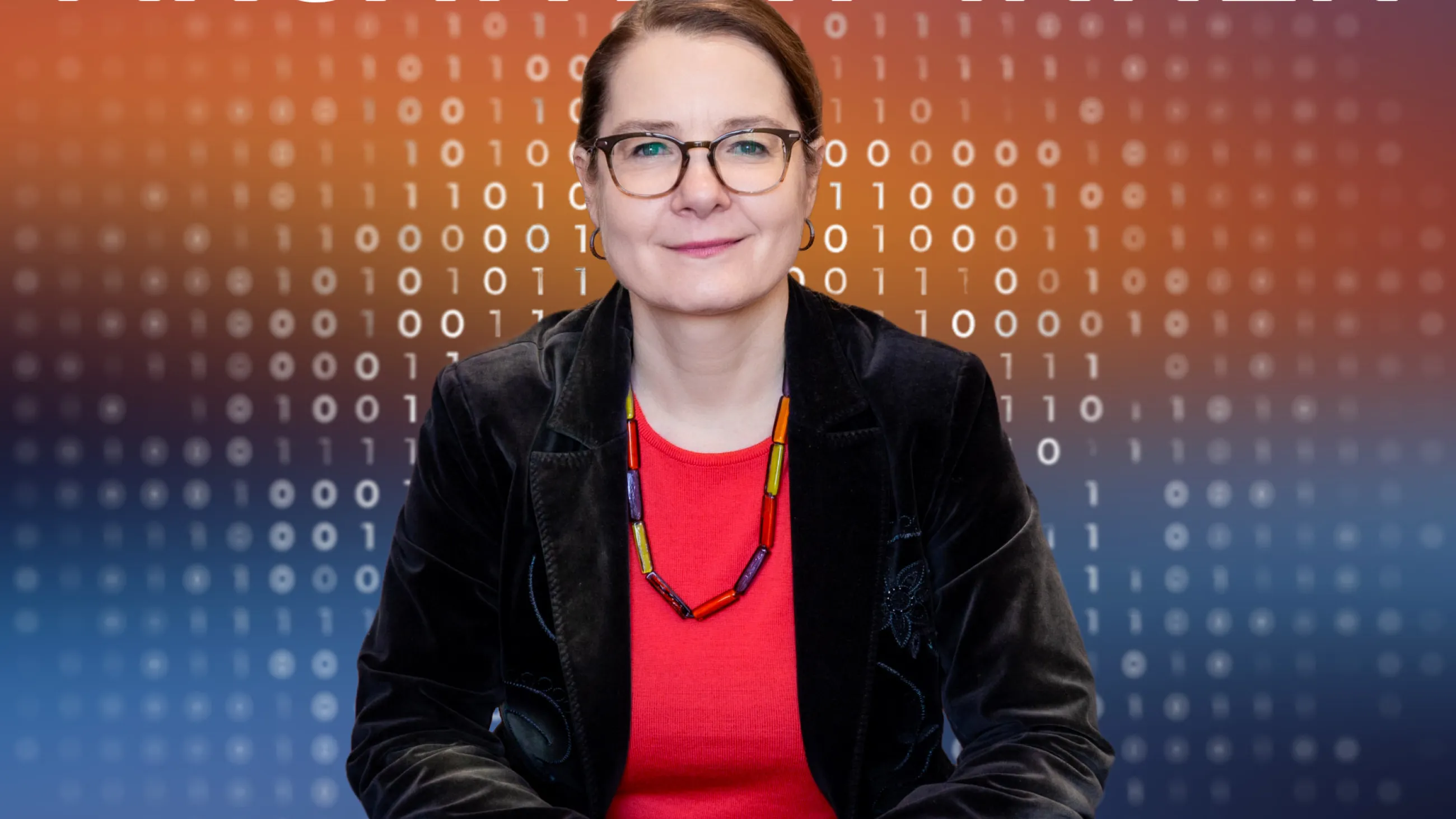 Teaserbild Podcast WissensarchitektInnen, Pof. Dr. Ulrike Wuttke im Vordergrund