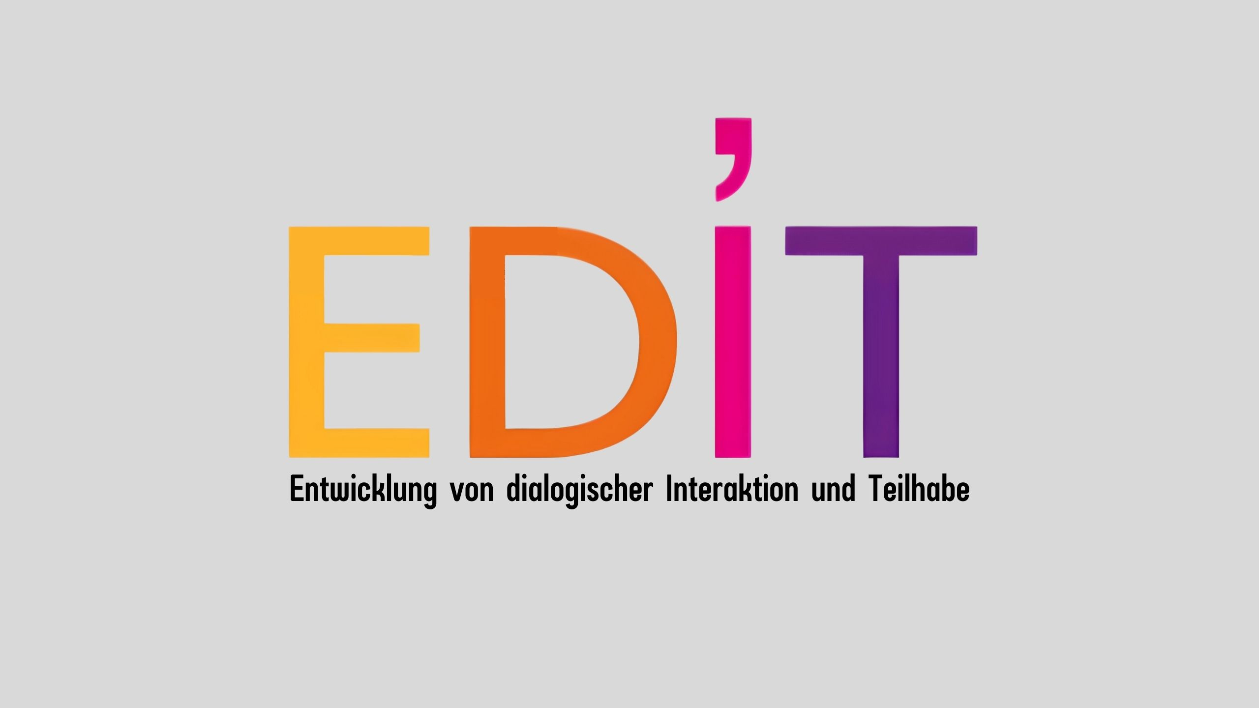 Logo Forschungsprojekt EDIT 