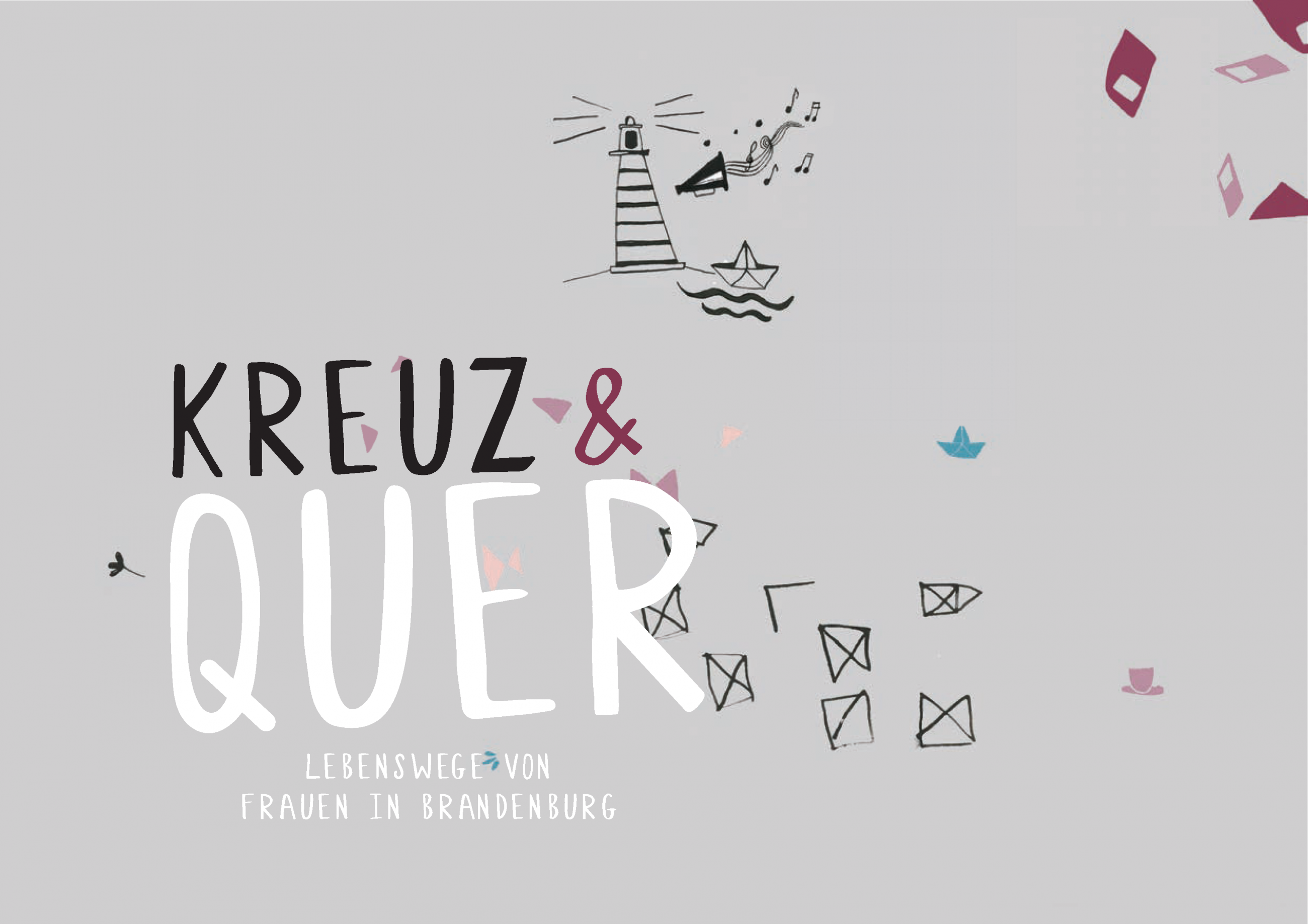 Coveransicht des Katalogs zur Ausstellung Kreuz & Quer
