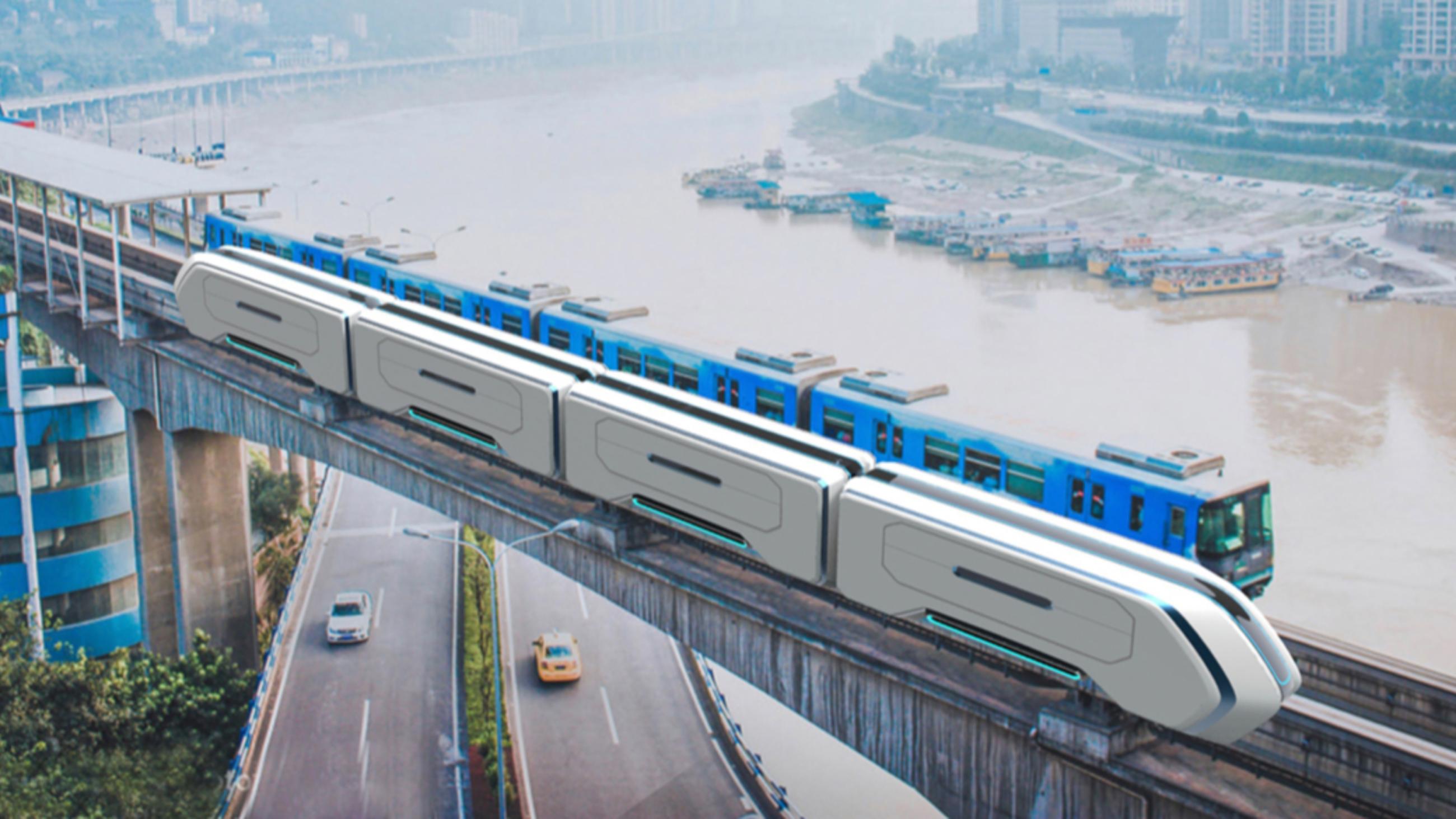 Konzeption eines Monorail-City-Logistiksystems für die chinesische Metropole Chongqing.
