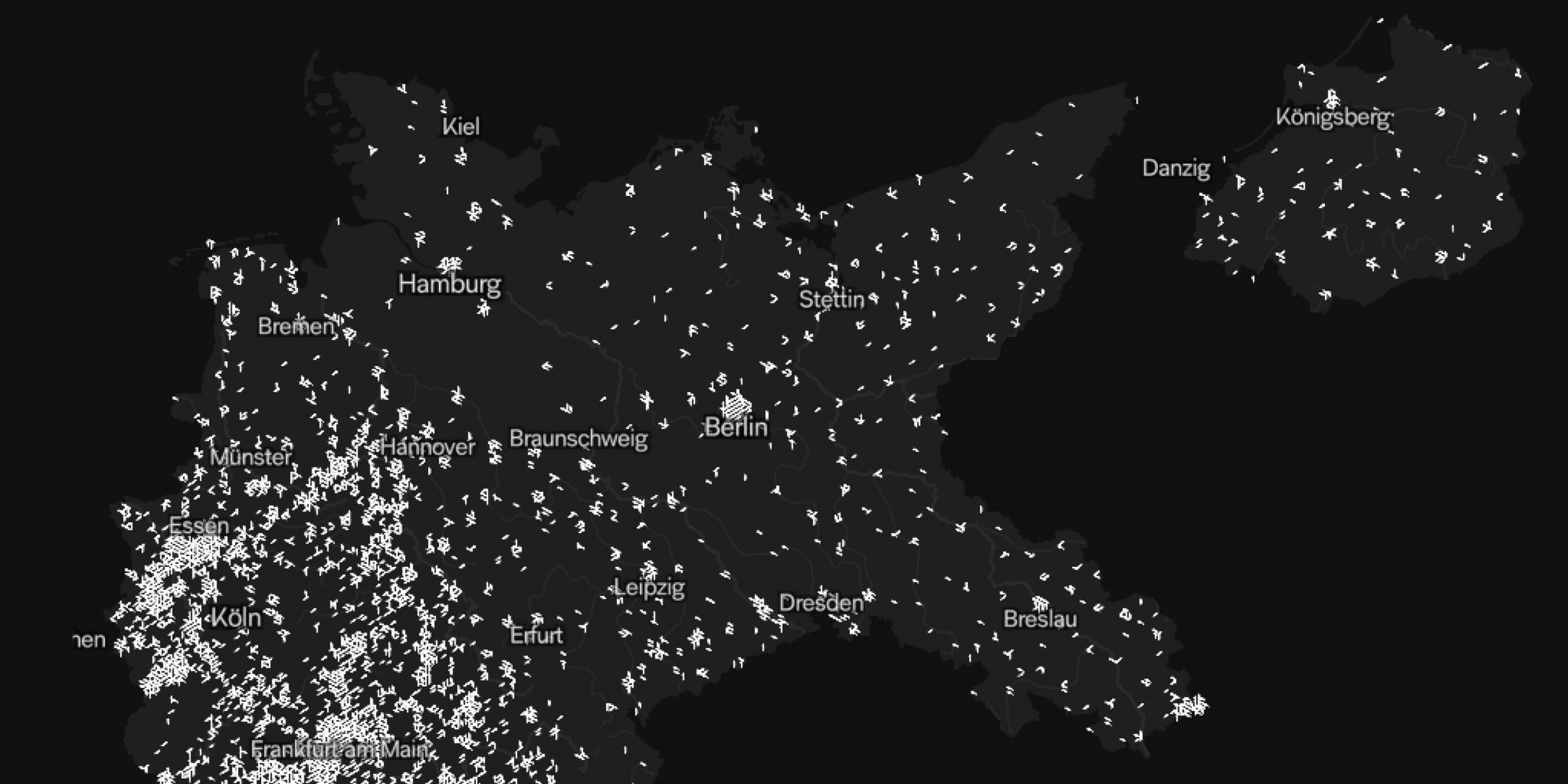 Datenvisualisierung Topographie der Gewalt