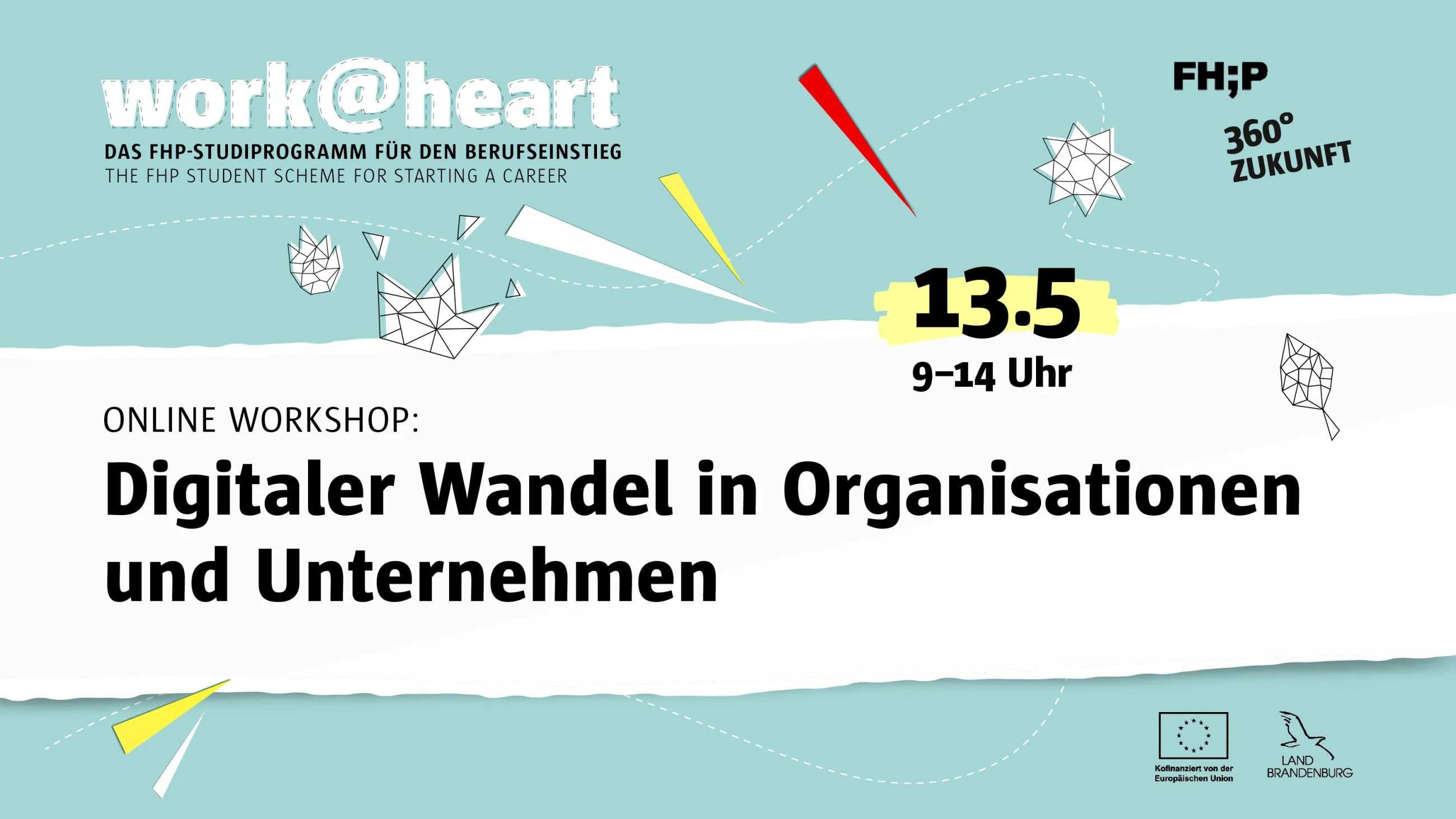 Illustration und Collage Mix mit Aufschrift Workshoptitel