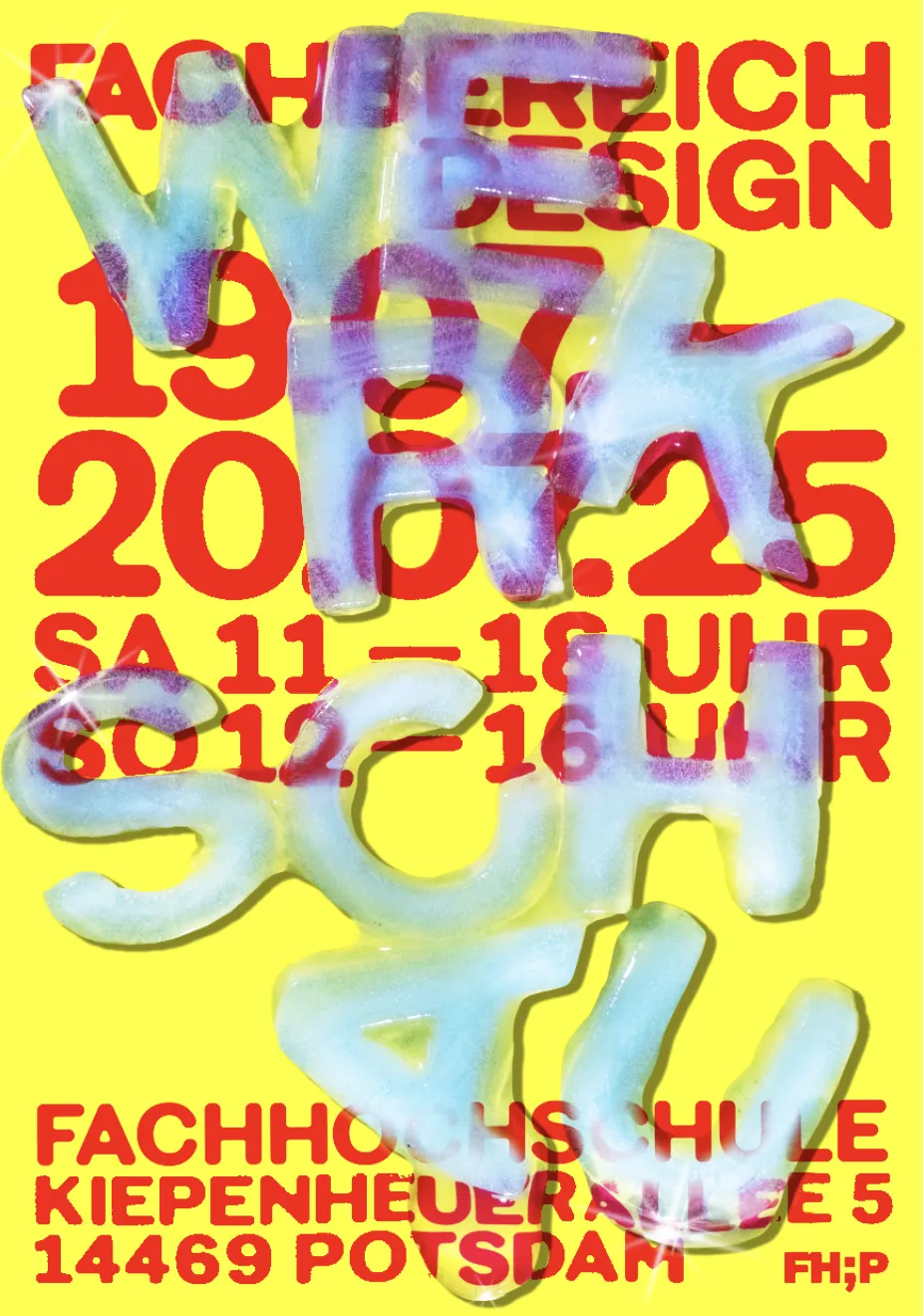 Werkschau Plakat