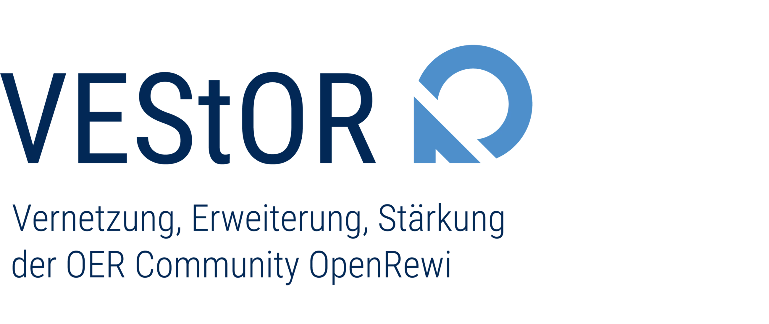 Projekt-Logo VEStOR: Vernetzung, Erweiterung, Stärkung der OER Community OpenRewi