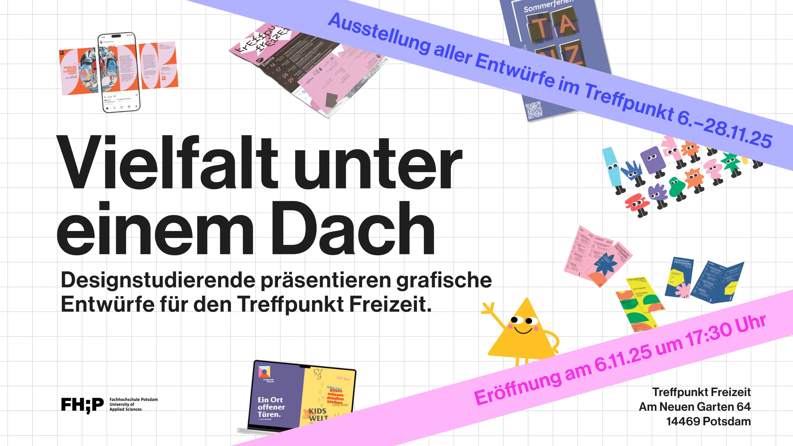 Keyvisual Ankündigung Treffpunkt Freizeit Ausstellung