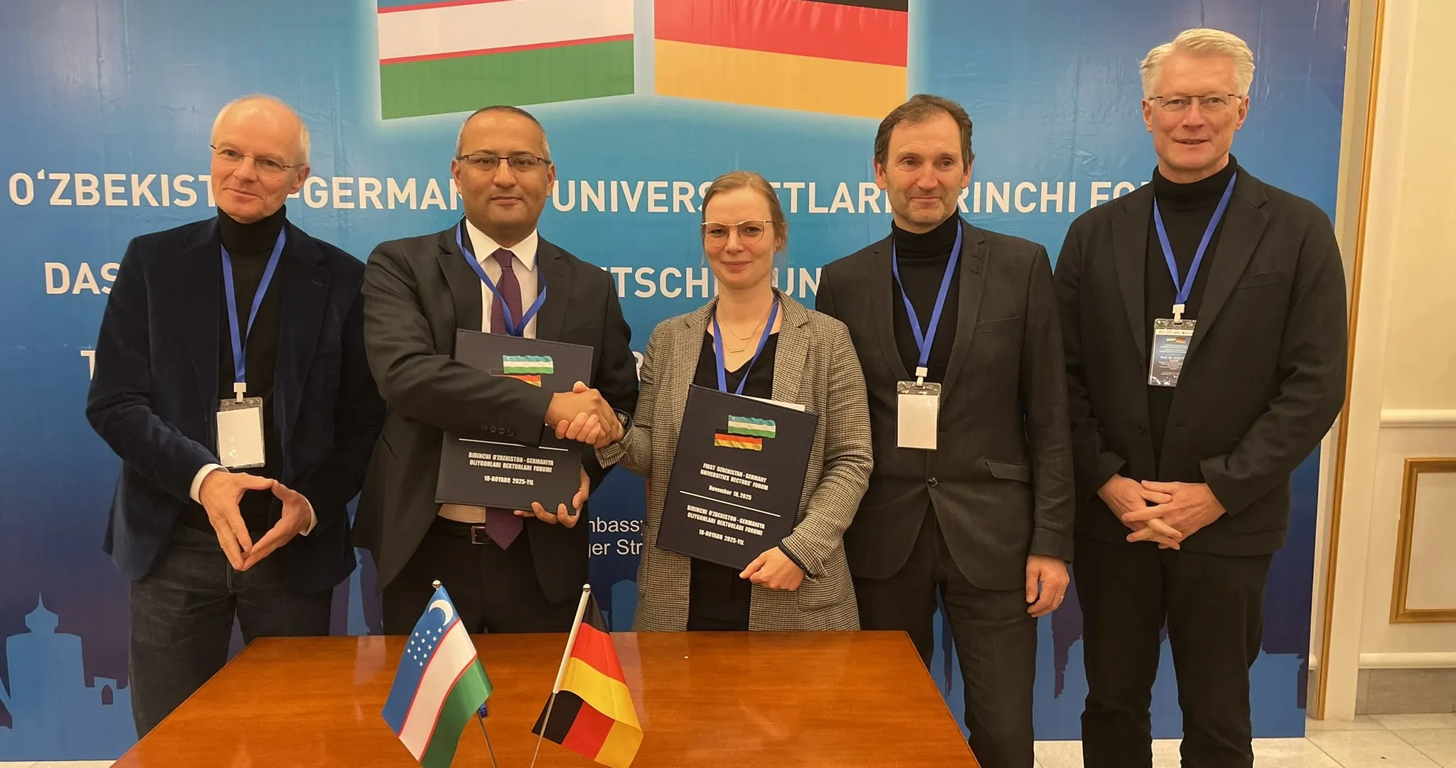 FHP-Vertreter*innen beim Uzbekistan–Germany Universities Forum 