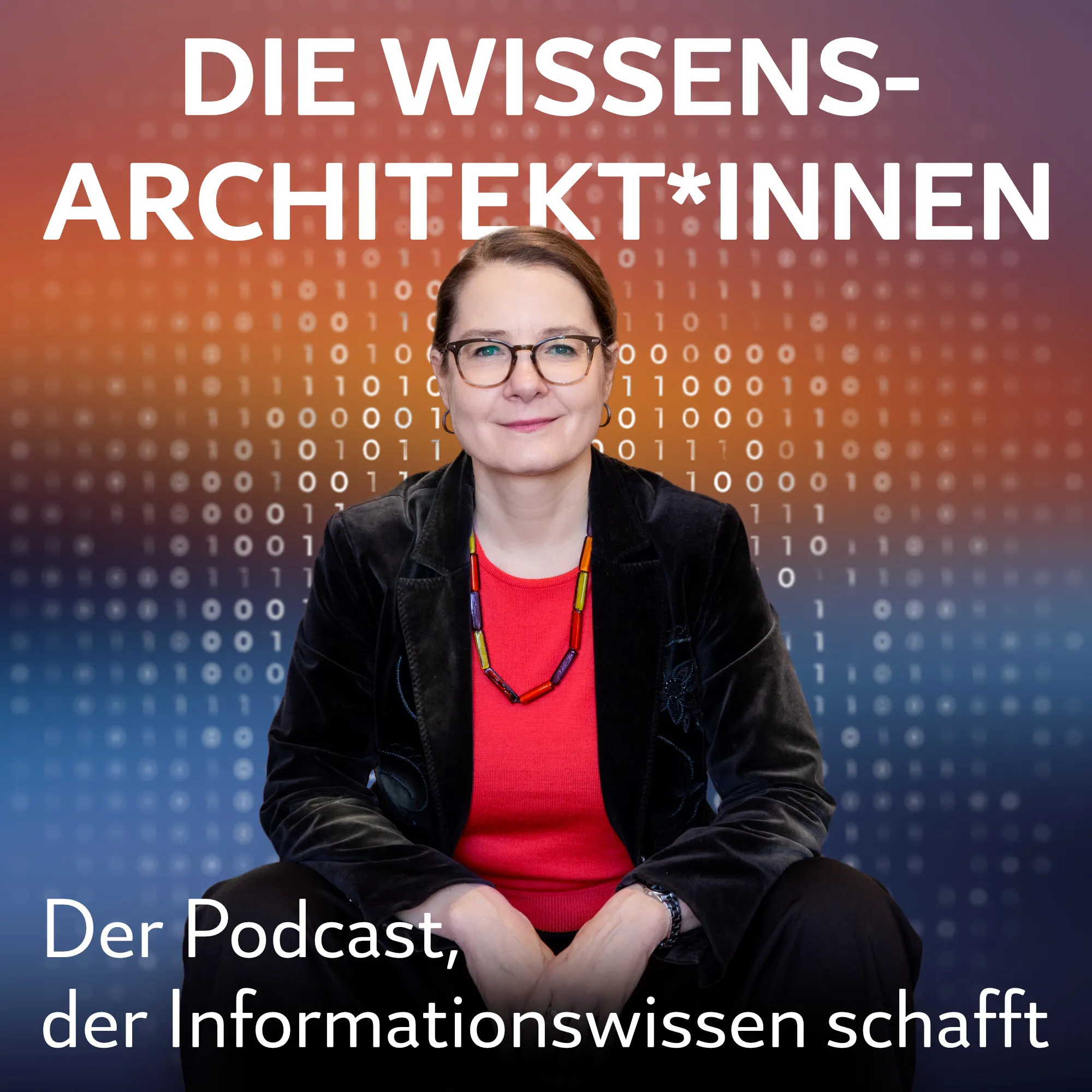 Teaserbild Podcast WissensarchitektInnen, Pof. Dr. Ulrike Wuttke im Vordergrund
