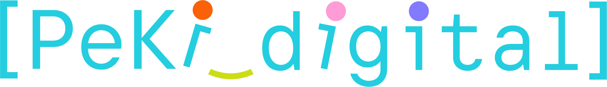 Logo mit dem Schriftzug '[PeKi_digital]' in eckigen Klammern