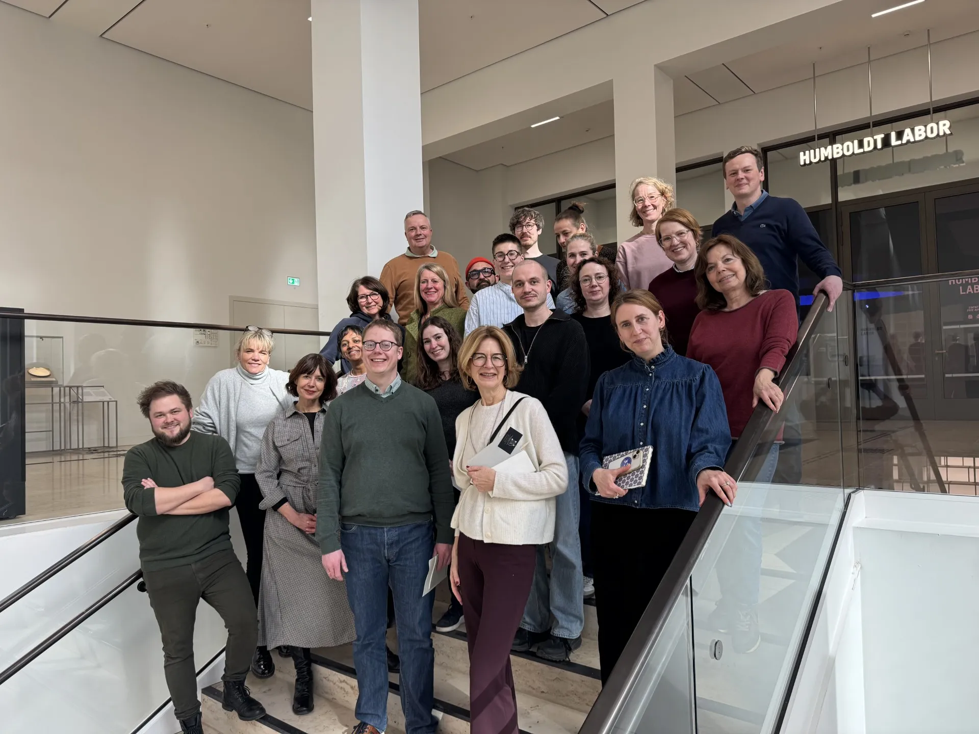 Gruppenfoto im Museum