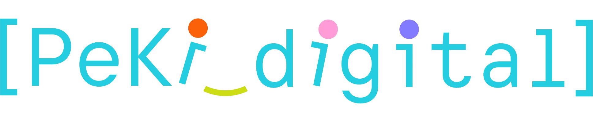 Logo mit dem Schriftzug '[PeKi_digital]' in eckigen Klammern