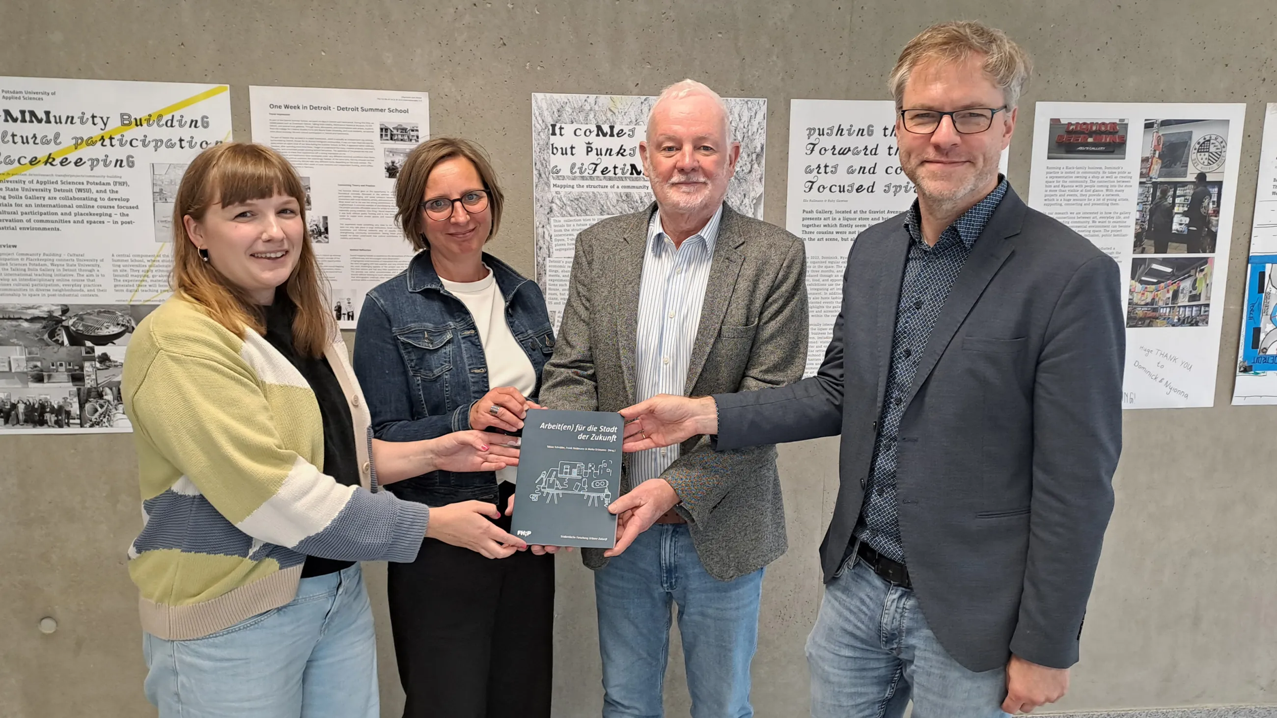 Verantwortliche der FH und der LH Potsdam des Projekts "Zukunft kommunaler Berufe"