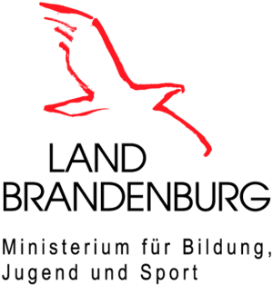 Schriftzug Land Brandenburg - Ministerium für Bildung, Jugend und Sport