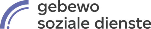 Logo der GEBEWO Soziale Dienste Berlin gGmbH mit Schriftzug "gebewo soziale dienste"