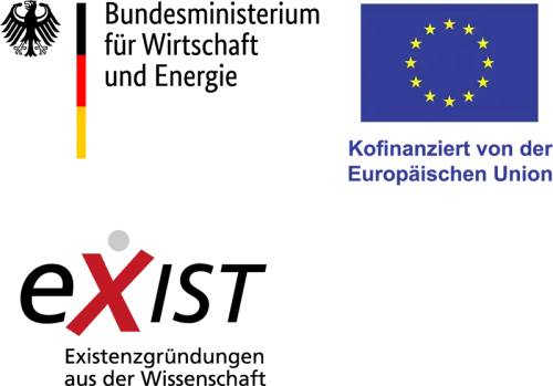 Logo FHP Entrepreneurship School Exist Förderlogos