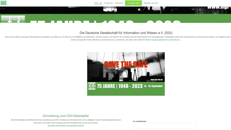 DIG-Projekt- Website