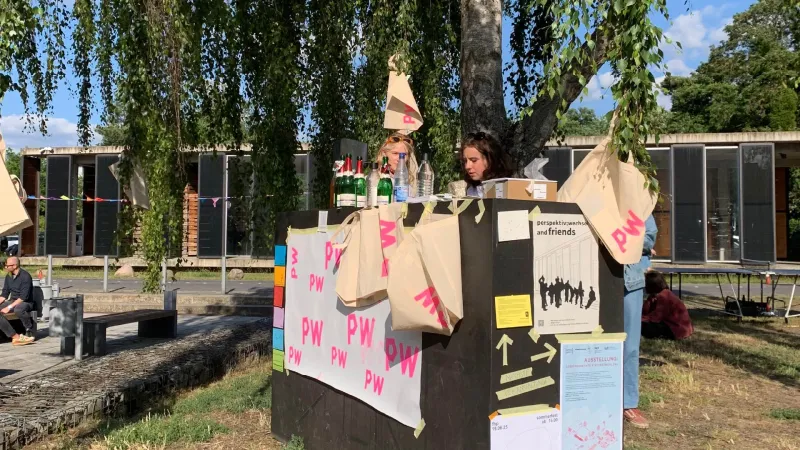 Stand auf der Campuswiese