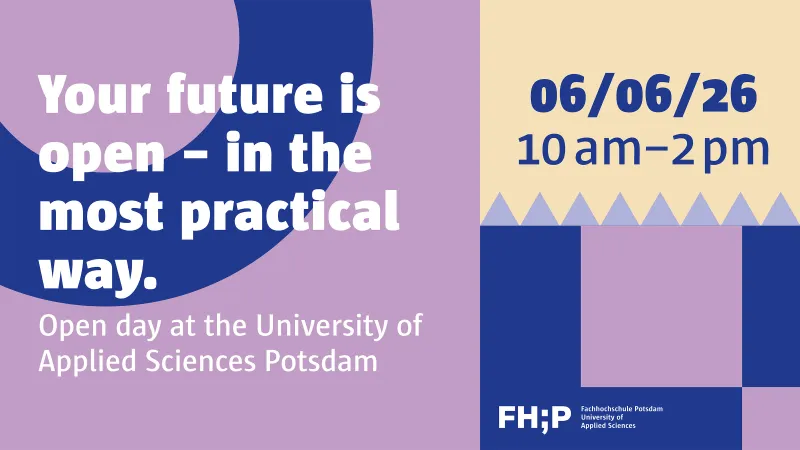 Key visual of the Open Day with symbols of the departments of CITY | BUILDING  | CULTURE, Civil Engineering and Information Sciences