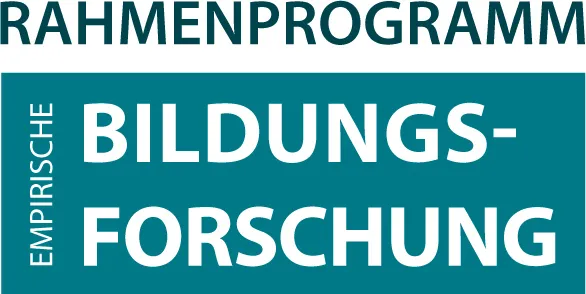Logo mit Schrift "Rahmenprogramm empirische Bildungsforschung"