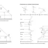 Grafische Darstellung der Holzverbindungen des Fachwerkes